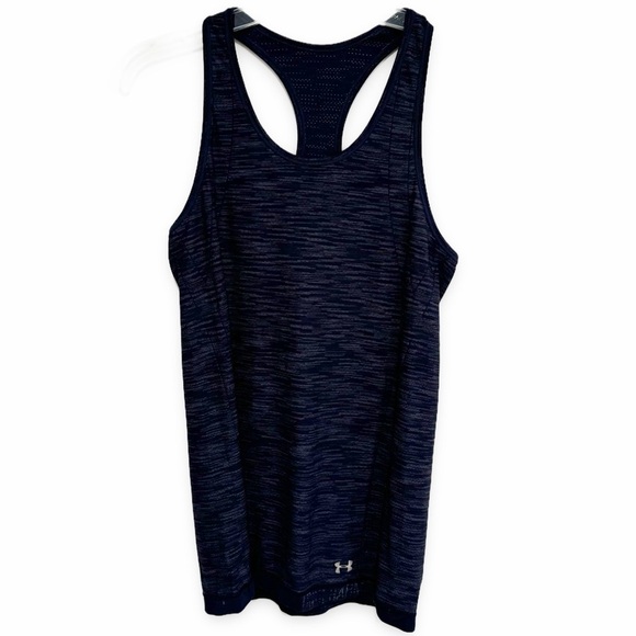Under Armour Tops - Under Armour | Threadborne Racerback Tank Top Navy Blue Size Small